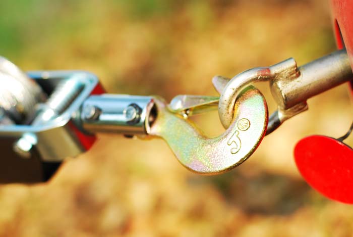 Рычажная автомобильная лебедка, 2 тонны, 2 крюка