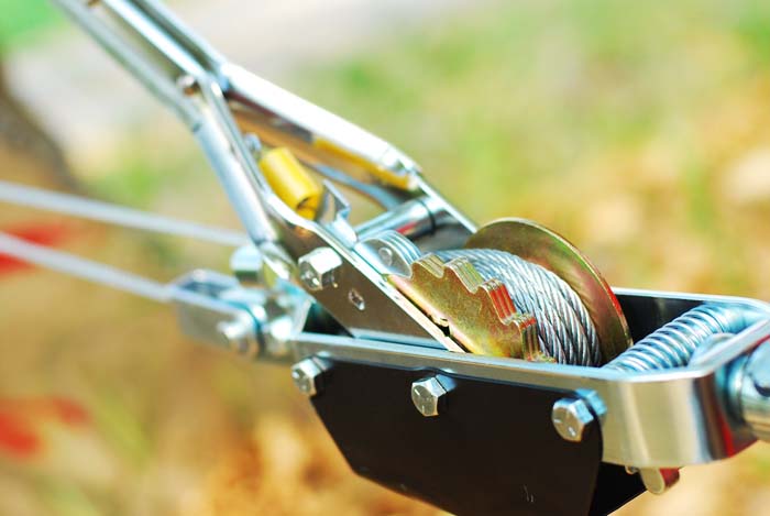 Рычажная автомобильная лебедка, 3 тонны, 2 крюка