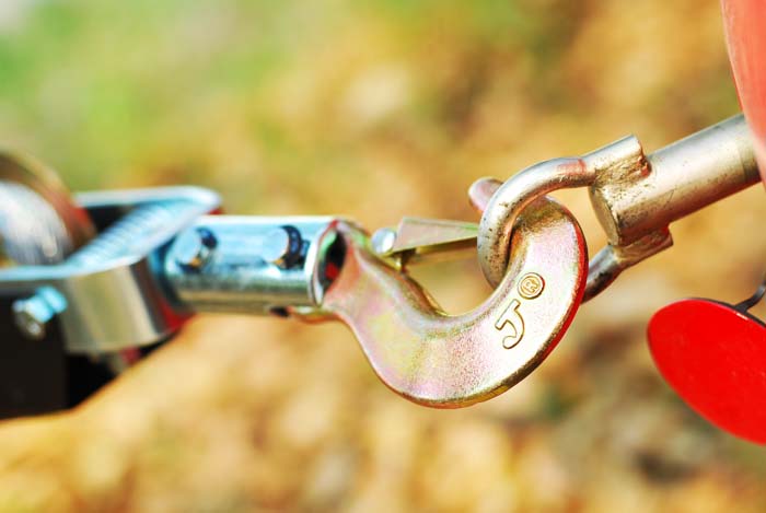 Рычажная автомобильная лебедка, 3 тонны, 2 крюка