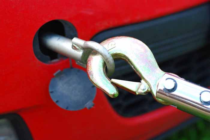 Ручная рычажная автомобильная лебедка HP142D. Лебедка оснащена 2 крюками, и имеет грузоподъемностью 4 тонны