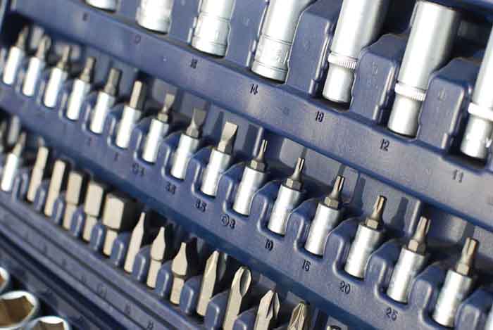 Набор инструментов  APELAS 108 предметов 1/2